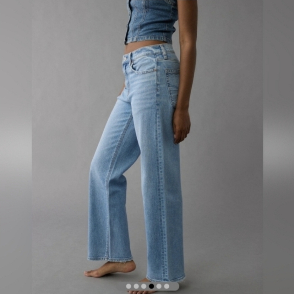 American Eagle Outfitters Light Blue Flare Jeans